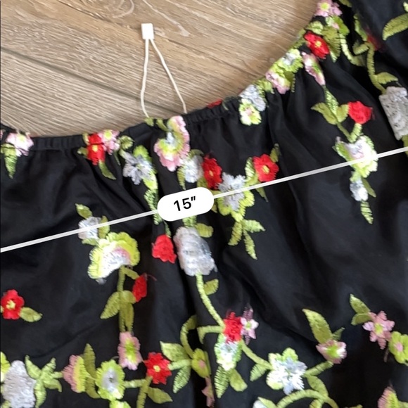 Kimchi blue urban outfitters mesh floral embroidered dress - Picture 5 of 5